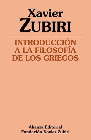 INTRODUCCION A LA FILOSOFIA DE LOS GRIEGOS