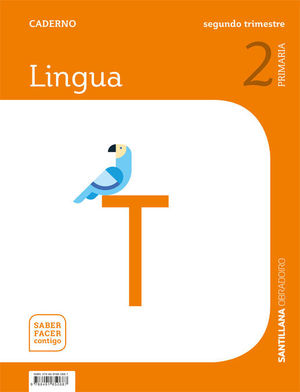 CADERNO LINGUA 2 PRIMARIA 2 TRIM SABER FACER CONTIGO