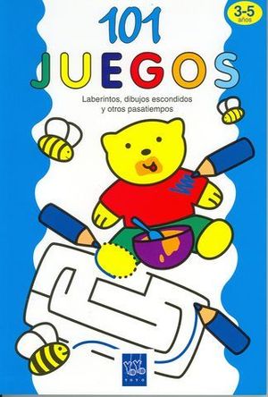 101 JUEGOS (LABERINTOS DIBUJOS ESCONDIDOS Y OTROS PASATIEMPOS) 3-5 AO