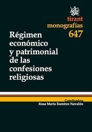 REGIMEN ECONOMICO Y PATRIMONIAL DE LAS CONFESIONES RELIGIOSAS