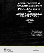 CONTESTACIONES AL PROGRAMA DE DERECHO PROCESAL CIVIL VOL II 6 ED.