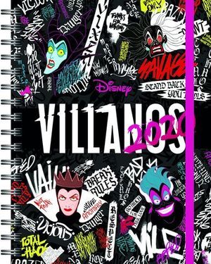 AGENDA ESCOLAR 2020.  VILLANOS DISNEY