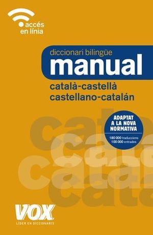 DICCIONARI MANUAL CATAL-CASTELL / CASTELLANO-CATALN. 2018