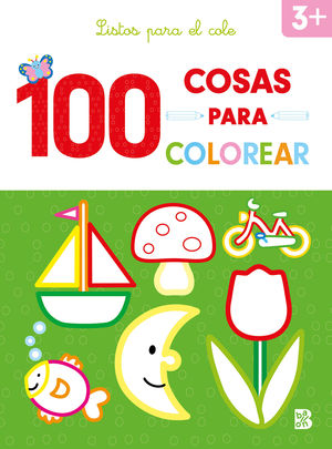 100 COSAS PARA COLOREAR LISTOS PARA COLE  + 3 AÑOS