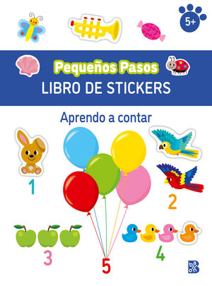 PEQUEOS PASOS LIBRO STICKERS APRENDO A CONTAR