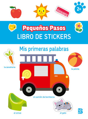 PEQUEOS PASOS LIBRO DE STICKERS PRIMERAS PALABRAS