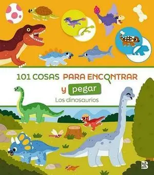 101 Cosas Encontrar y Pegar Dinosaurios