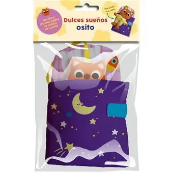 Dulces Sueños Osito. Libro de Tela con Peluche