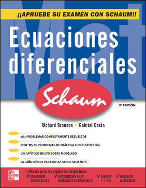 ECUACIONES DIFERENCIALES SCHAUM 3� ED