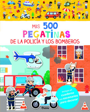 MIS 500 PEGATINAS.  DE LA POLICIA Y LOS BOMBEROS