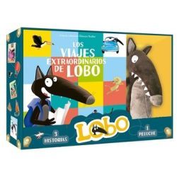 COFRE CON PELUCHE.  LOS VIAJES EXTRAORDINARIOS DE LOBO