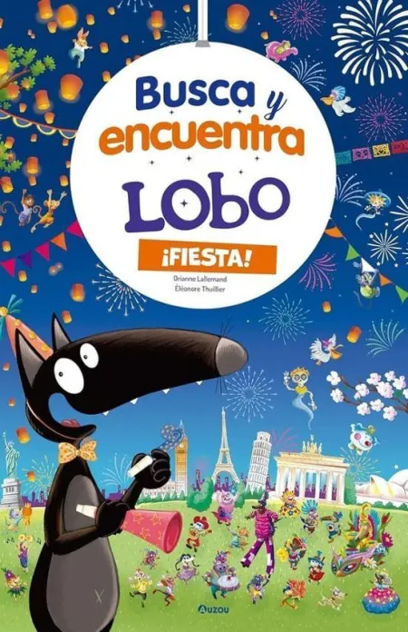 Busca y Encuentra Gigante. Lobo Fiesta
